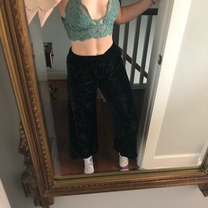 Black Velvet Culottes